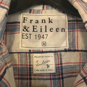 Frank & Eileen Linen Shirt - Size M - NWT